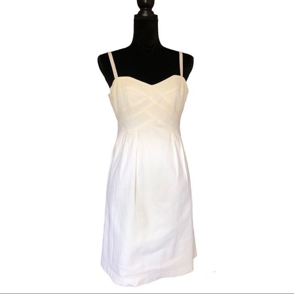 Nanette Lepore size 2 ivory color minidress - Picture 1 of 13
